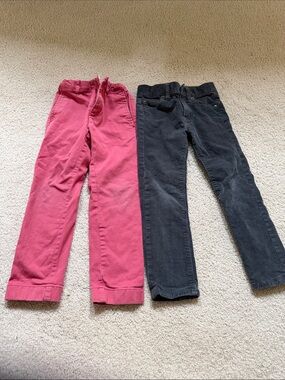 Lot of 2 pairs boys CREWCUTS pants size 5